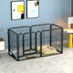 thumbnail image 5 of Valla de metal para mascotas, segura, evita resbalones, conexión a presión, valla de ejercicio para perros pequeños, medianos y grandes [alambre de hierro, 5 of 5