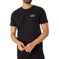 thumbnail image 3 of EA7 Logo Ventus Shorts and T-Shirt Set, Black, 3 of 10
