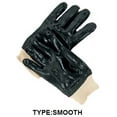 thumbnail image 3 of DEFENDER (12 Pairs) Men's Black PVC Gloves | Size Large | Single Dipped with Knit Wrist & Interlock Lining | Chemical Resistant, 3 of 3
