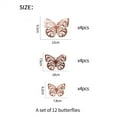 thumbnail image 3 of 12Pcs 3D Metal Texture Hollow Wall Sticker, 3 of 6