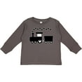 thumbnail image 3 of Inktastic Valentines Day Heart Choo Choo Train Boys Long Sleeve Toddler T-Shirt, 3 of 5
