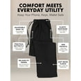 thumbnail image 5 of North 15 Men's Super Soft Micro Fleece Lounge Pants-1224-Blk-5XL, 5 of 9