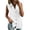White, variant on WAGUTH Women's Cotton Linen Button Down Shirts Sleeveless Notched Lapel Collar Casual Tank Top Blouses for Work Office