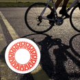 thumbnail image 4 of de bicicleta Bicicleta de carretera de montaña Bicicleta plegable Aleación de aluminio 130 BCD Reemplazo de rueda de cadena Reemplazo Piezas de Rojo 52T Macarena Plato de bicicleta, 4 of 7