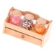 thumbnail image 3 of Tarros de caramelos a escala 1/12, tarros de comida para casa de muñecas, expositor de madera, decoración paisajística, 3 of 9