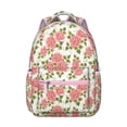thumbnail image 1 of Boho Floral Print Students Backpack Durable and Adjustable School Bag with Artistic Sunflower and Daisy Pattern, Perfect for Student and Student, School and Travel, 1 of 5