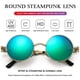 thumbnail image 5 of Gafas de sol AIEYEZO Steampunk con montura redonda de metal 100% UV400, 5 of 8