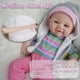 thumbnail image 5 of Reborn Baby Doll YaluoQian, totalmente de silicona, realista, reducción de 1:1, 5 of 6