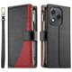 thumbnail image 4 of Funda cartera GANGXUN para Honor 400 Lite 5G , cuero PU con tarjetero, cremallera, correa de mano, soporte y protección 1333°, 4 of 6