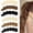 Daisy and Flower, variant on 6PCS Matte Oval Leaf Banana Hair Clips - Strong Hold Ponytail, Bun Holder, Jaw Clips Barrettes Styling Accessories for Women & Girls