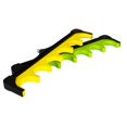 thumbnail image 3 of pitrice Fishing Rod Pole Holder Carp Bank Tripod Pole Rest Head Rack 5 Hole 312mm, 3 of 4