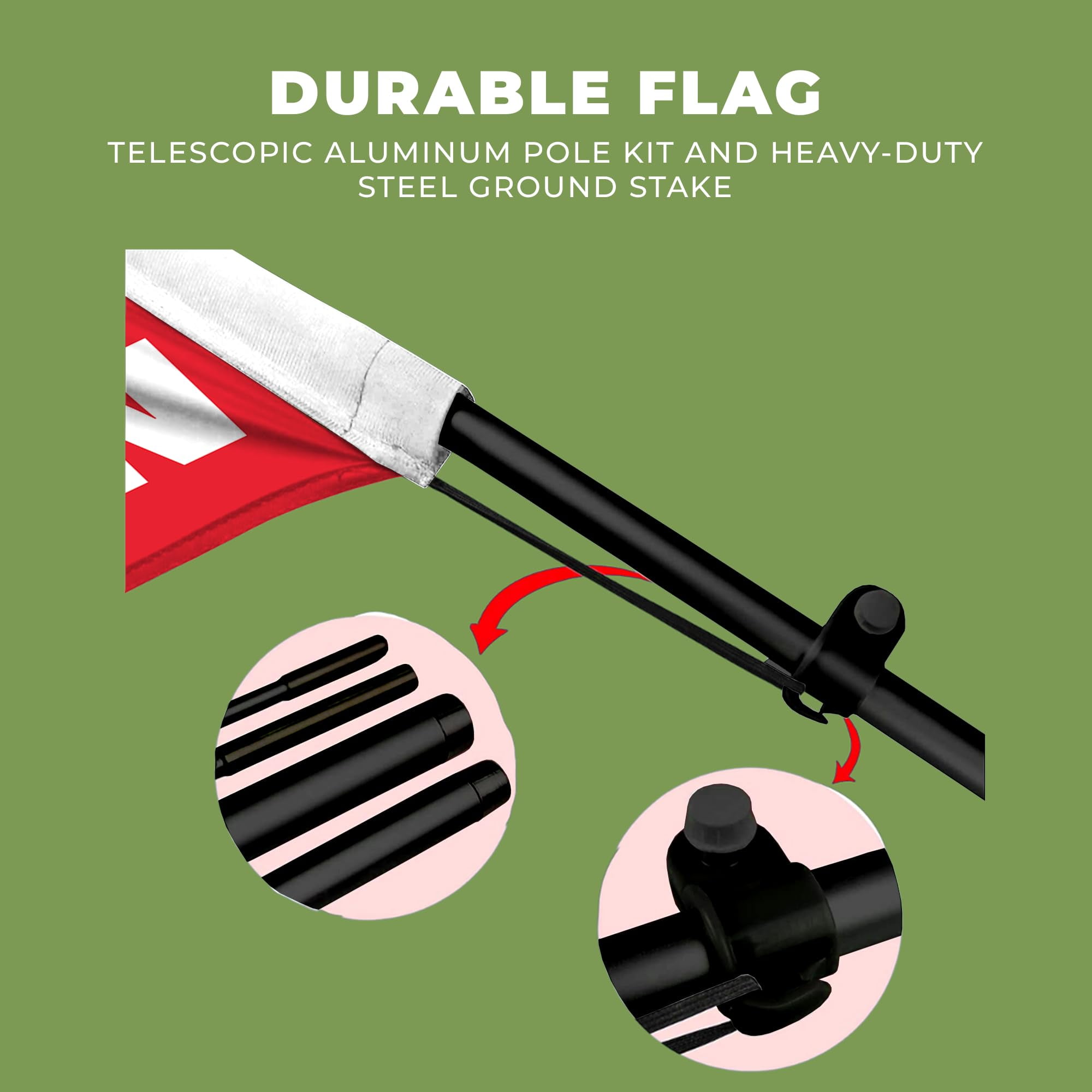 Auction Red Feather Flag(11.5feetX2.5feet) by DreamController | Outdoor Business Advertising Tall Flag | Weather-Resistant Knitted Swooper Flag | Made in USA | HD Print(Flag Only)