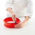 thumbnail image 5 of Lekue 9" Springform Cake Pan with Ceramic Plate - Red, Red, 5 of 8