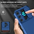 thumbnail image 5 of CCSmaller for Samsung Galaxy A05S Case with Slide Camera Cover, [ Snug Touch ] Heavy Duty Rugged Shockproof Slim Matte Case with Kickstand for Samsung Galaxy A05S LTT Blue, 5 of 8