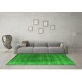 thumbnail image 3 of Ahgly Company Indoor Round Oriental Green Industrial Area Rugs, 4' Round, 3 of 4