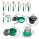 thumbnail image 3 of Juego de cocina de juguete CLLC para niños con comida de juguete, accesorios de cocina con ollas y sartenes, utensilios de juguete para cortar alimentos, platos de juguete, juguetes educativos, regal, 3 of 6
