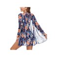thumbnail image 4 of SAYOO - Blusas para mujer, falda transparente con amarre/cárdigan de manga larga para cubrir ropa de playa SAYOO Sexy, 4 of 5