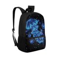 thumbnail image 2 of Uourmeti Blue Jellyfish Lightweight Backpack, 17 Inch Fashion School Backpack Student Bookbag for Students, 2 of 6
