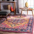 thumbnail image 2 of nuLOOM Vonda Fancy Persian Area Rug, 8' x 10', Purple, 2 of 10