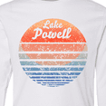 thumbnail image 4 of Inktastic Lake Powell Distressed Retro Sunset Long Sleeve Youth T-Shirt, 4 of 5