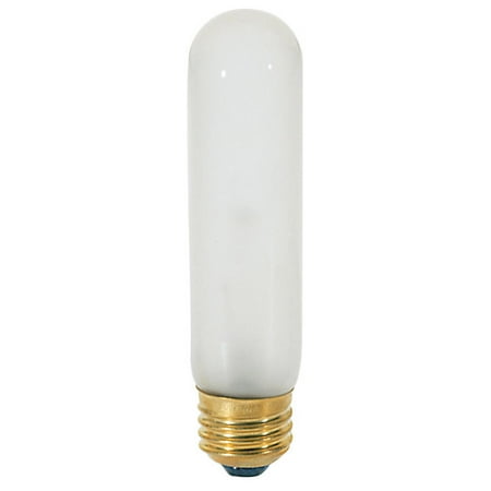 - Satco S3251 25W 120V T10 Frosted E26 Medium Base Incandescent light bulb