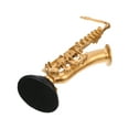 thumbnail image 4 of NIYANGLE 1Pack Golden Saxophone Sculpture Desktop Saxophone Decor for Music Lovers, 4 of 8