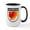 White/Black Inside, variant on CafePress - Crazy Chicken Lady - 15 oz Ceramic Large White Novelty Mug