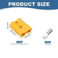 thumbnail image 2 of Uxcell 2Set Battery Power Connector,50A 6/8/10/12AWG Wire Harness Plug Kit, Yellow, 2 of 6