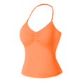 thumbnail image 6 of Gym Tank Tops Woman, Audhol Womens Strappy Top Halter Sports Bra Sleeveless Gym Yoga Workout Tank Tops Compression Gym Fitness Halter Workout Tops for Women orange XL, 6 of 6