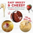 thumbnail image 4 of Dash 3qt Stainless Steel Electric Deluxe Fondue Maker with Temperature Control Fondue Forks, 4 of 6