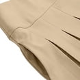 thumbnail image 6 of Girls' School Pleated High Waist Stretch Sports Casual Skirt With Pockets Suitable(Black,120/7Y), 6 of 7