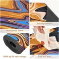 thumbnail image 6 of FREEAMG Marble Unique Texture Long Trivet Table Runner Non-Slip Heat Resistant Table Protector Waterproof Easy to Clean Abstract Style Hot Pads Pot Holder Table Mats, 6 of 7