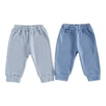 thumbnail image 1 of dmqupv Sweatpants Boy Teen Baby Unisex Knit Jogger Pants 2 Pack Baby Sweatpants Soft Cotton Bottoms Blue,Size for 0-6 Months, 1 of 8