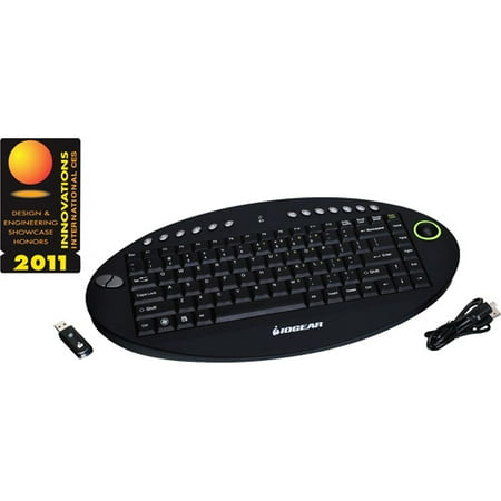 IOGear GKM581R 2.4 GHz On-Lap Keyboard