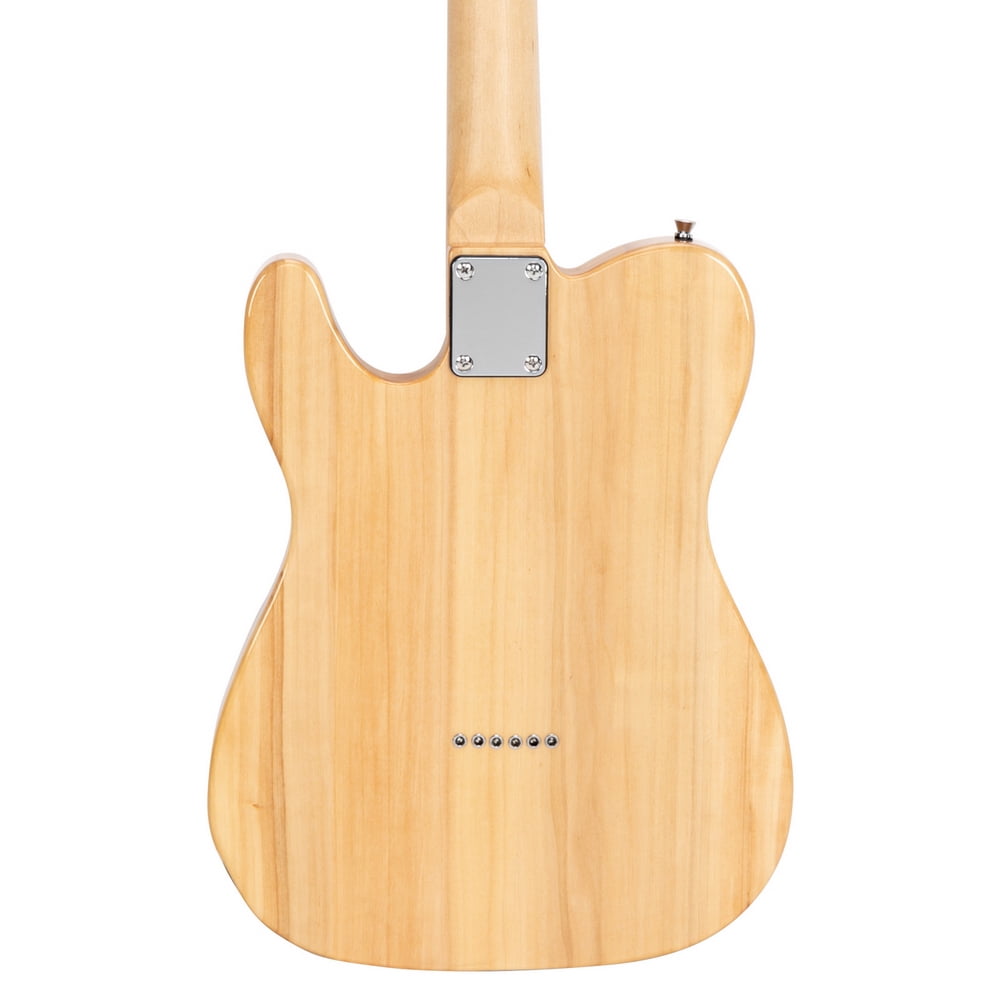 Private Jungle Glarry GTL Semi-Hollow Electric Guitar F Hole SS Pickups Maple Fingerboard White Pearl Pickguard,Log Color