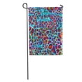 thumbnail image 1 of JSDART Colorful Pattern Abstract Giraffe Neon Marble Cracked Glow Skin Garden Flag Decorative Flag House Banner 12x18 inch, 1 of 2