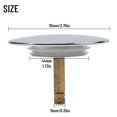 thumbnail image 4 of Manual Lift Type Bathtub Sealing Cover For Brass Bathtub Sealing Water Plug, 4 of 4