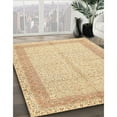 thumbnail image 3 of Ahgly Company Machine Washable Indoor Rectangle Traditional Sun Yellow Area Rugs, 6' x 9', 3 of 7