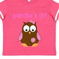 thumbnail image 4 of Inktastic Grandpa's Girl Owl Girls Toddler T-Shirt, 4 of 5
