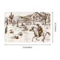 thumbnail image 3 of Uemuo Western Desert Cowboys3 Printed Door Mat Indoor Doormat 16"x24",Front Back Door Mats Non Slip Entrance Rugs,Inside Doormats for Entryway, 3 of 9