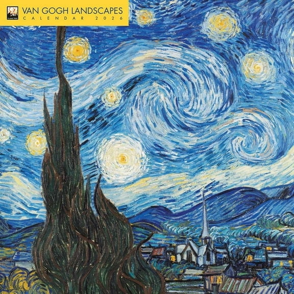 Vincent Van Gogh Landscapes Wall Calendar 2026 (Art Calendar), (Paperback)