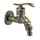 thumbnail image 1 of Vintage Brass Wall Mounted Faucet - G1/2" Outdoor Garden Faucet, Antique Brass Faucet, Dragon Carved Antique Brass Faucet, 1 of 5