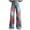 Z3-Red, variant on Bell Bottom Floral Patterned Imitation Jeans,High Waisted Wide Leg Flare Stretchy Plus Size Jeans for Curvy Women 2025