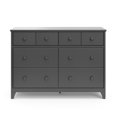 thumbnail image 2 of Commode de rangement double avec 6 tiroirs Moss de Storkcraft, 2 of 9