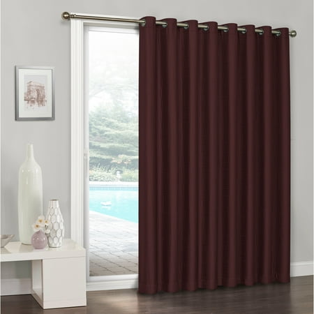 Eclipse Clara Thermaweave Blackout Patio Door Curtain Eclipse Clara Thermaweave Blackout