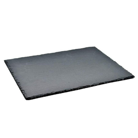 Homiu Slate Placemats Black Tableware 4 Pack Size 30 x 20 cM Serving Plates
