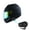 Z Bluetooth Matt Black, variant on WOW Motorcycle HJM Street Bike Full Face Helmet + Motorcycle Bluetooth Headset: Glossy White
