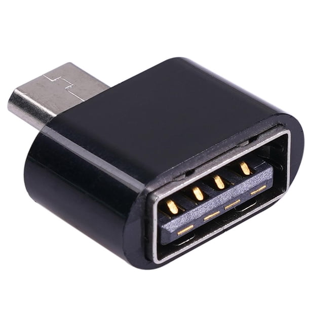 Adaptador de cable micro USB Convertidor USB 2.0 a USB OTG para mouse negro 1pc Ehuebsd Para estrenar
