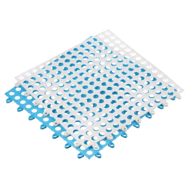 Unique Bargains Interlocking Cushion NonSlip Drain Floor Tiles Mat for