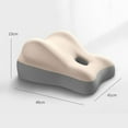thumbnail image 2 of Butt Cushion Multifunctional Support Pillowcase Foam Pillow for Home (Beige), 2 of 9